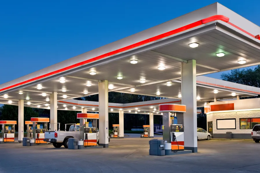 Gas Station Cleaning